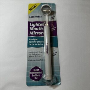 Vintage LumiDent Lighted Mouth Mirror New In Package